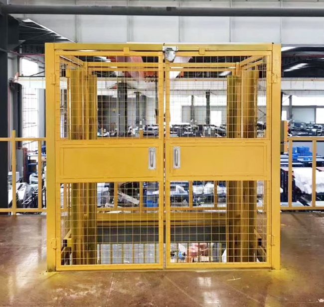 嘉兴智能导轨式升降机亮相